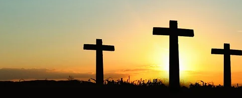 Three crosses - love - jesus