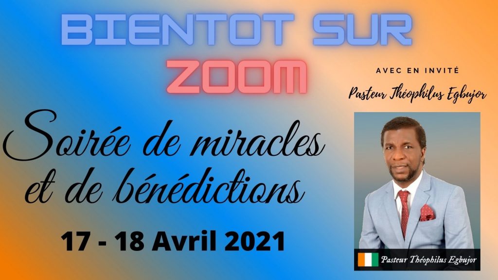 17 - 18 Avril soiree benediction